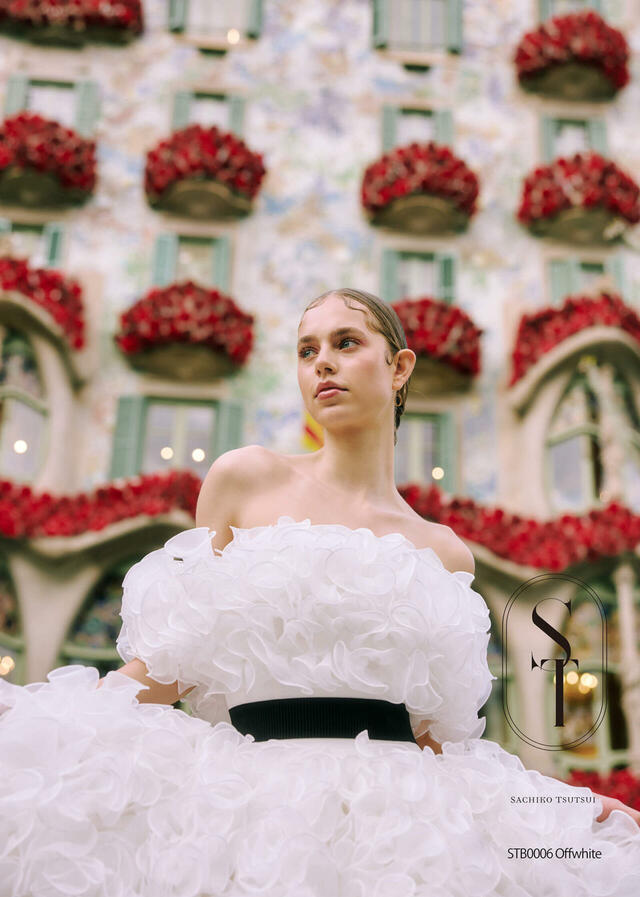 クラウディア|「ST(サチコツツイ)」新作ウェディングドレス|STB0006_Offwhite
