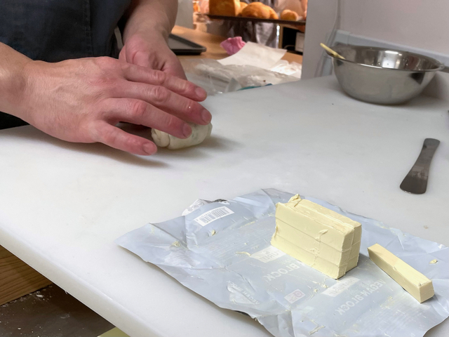 【テコールジャンティー】プラントベースのバター。見た目も味もバターだが、乳製品のバター特有の香りがない