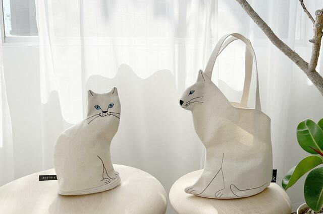 ROOTOTE（ルートート）「EU.デリ.オスワリネコｰA」「EU.ウィズルー.オスワリネコｰA」