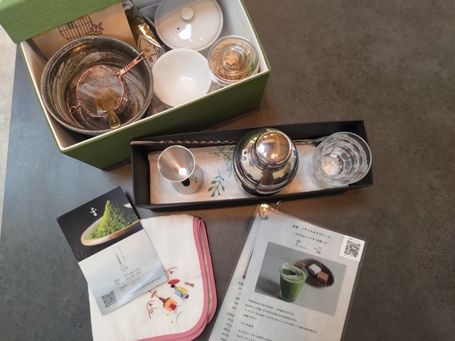 【ルトゥール京都】抹茶をたてることができるセットも