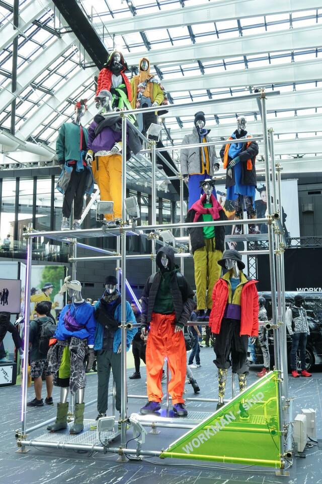 【ワークマン】2023秋冬展示会：カラフルなコーデ