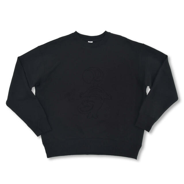チェシャ猫 長袖トレーナー ブラック CHESHIRE CAT 7,700円