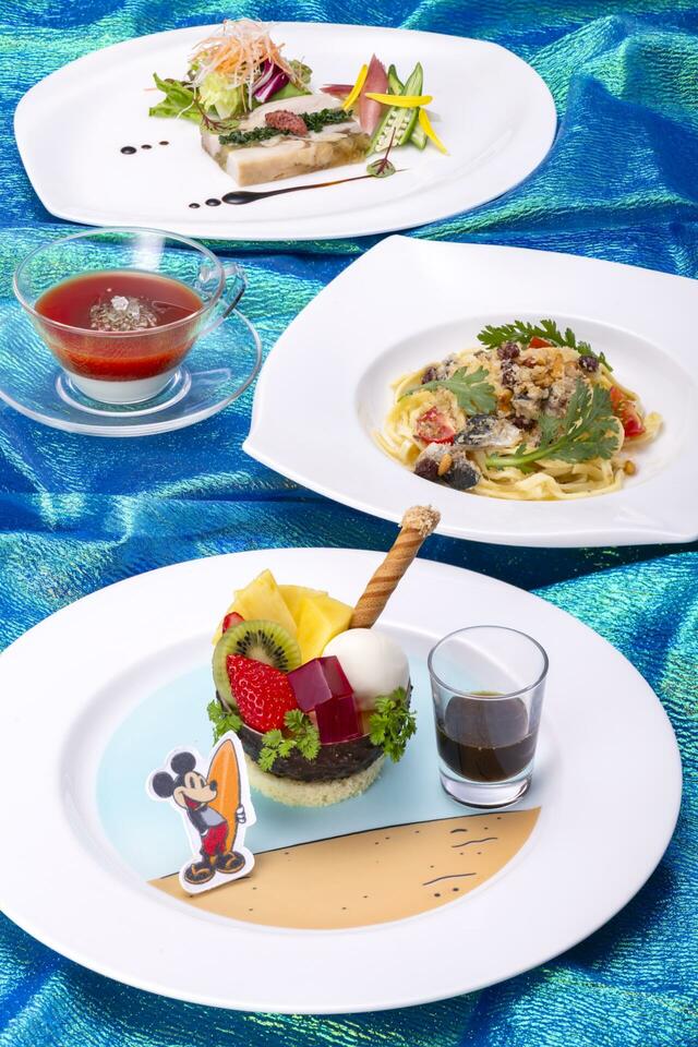 ドリーマーズ・ラウンジ 東京ディズニーランドホテル・サマーダイニングパスタセット