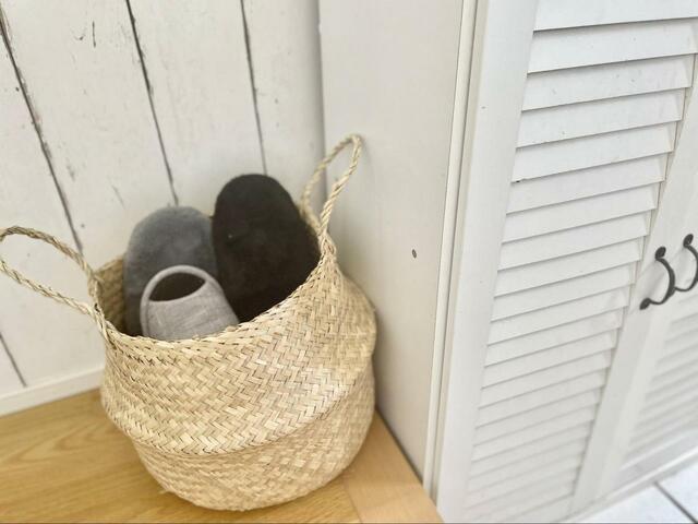 【IKEA（イケア）　FLÅDIS フローディス】来客用のスリッパ入れに