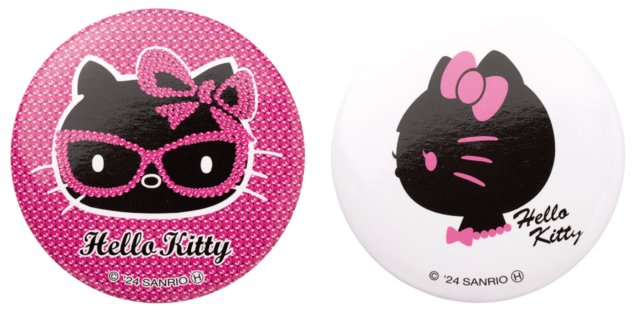 F賞缶バッジ SET（全8種）【Happyくじ『HELLO KITTY 50th〜ハッピーアニバーサリー★〜』】