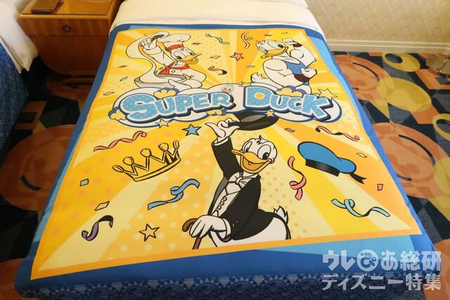 ディズニー・パルパルーザ“ドナルドのクワッキー・ダック！ダック！ダックシティ！”スペシャルルーム/ディズニーアンバサダーホテル