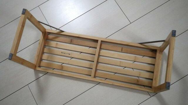 【無印良品 竹材フリーラック1段】リビング、キッチン、玄関などどこにでもなじむデザイン 