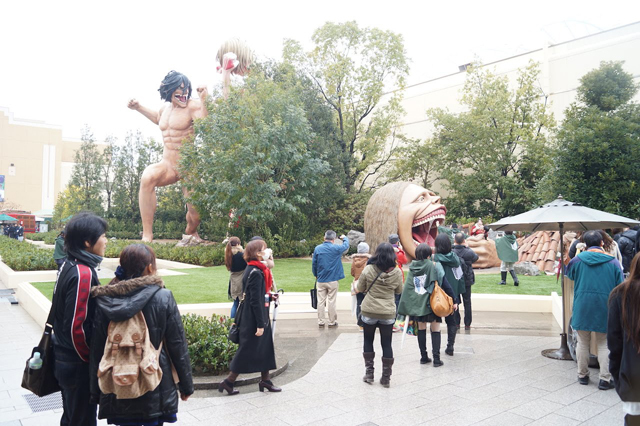 『進撃の巨人・ザ・リアル』等身大巨人(5)　© 諫山創・講談社/「進撃の巨人」製作委会