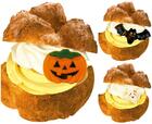 窯焼きダブルシュークリーム（パンプキン）各380円（税込）　10月14日（金）発売