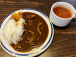 【ステーキガスト　[単品]ランチ健康サラダバーフルセット】カレーとスープをランチのメインに