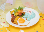 10 周年お祝い♪ハンバーグプレート  1,300 円