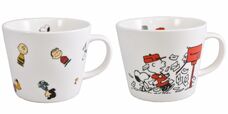 【PEANUTS】デカマグPEANUTS（GANG/LETTER）各1,980円（税込）