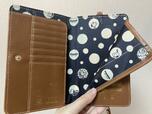 【SNOOPY LONG WALLET BOOK スマートお財布ショルダーバッグ】カードがたっぷり入り、お札ポケットも大きく開く