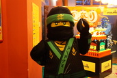 忍者「ロイド」と記念撮影！
