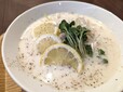 【春水堂】「レモン豆乳スープ涼麺」単品980円、ドリンクセット1,480円
