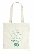 【MOOMIN POP UP STORE 大丸福岡天神店】ノベルティ：「ムーミンの日」限定オリジナルトートバッグ（8/20（水）より配布。会場にて税込4,400円以上の方対象。数量限定50枚）