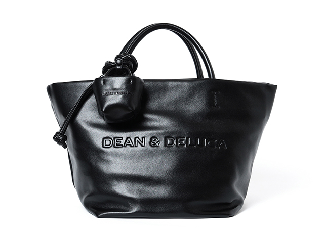 【DEAN ＆ DELUCA×BEAMS COUTURE】ハイブリッドFレザートートバッグ／ブラック