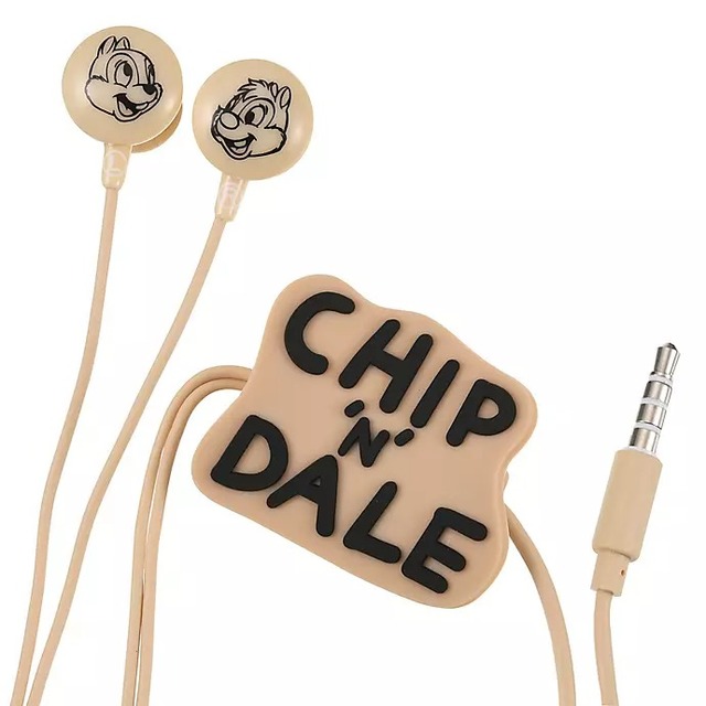 通話マイク付きステレオイヤホン＜チップ＆デール＞