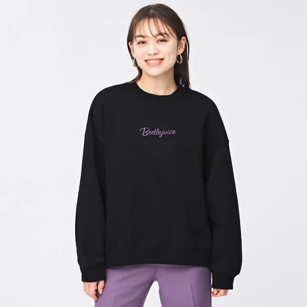 『ビートルジュース』グラフィックスウェットプルオーバー(長袖)WB CLASSIC FILM COLLECTION +X
