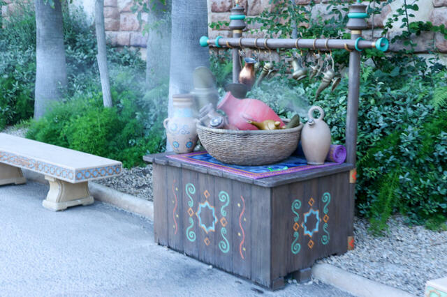 ミストの出ているスポット（アラビアンコースト）