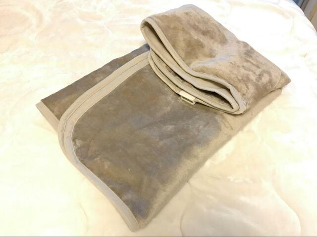 【無印良品 ソファで使えるホットシート】本体プラグをつけたまま洗える