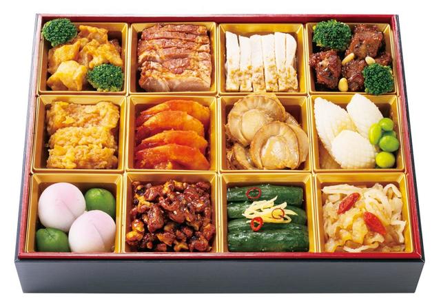 中華風 一段 税込 14,040 円 （19.9×26.1×5.0cm2～3 人用）