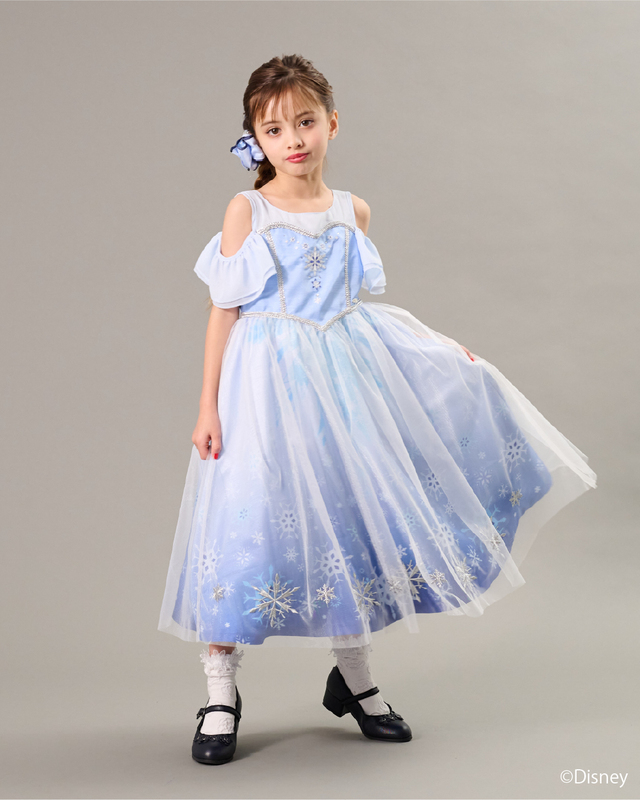 ANNA SUI mini エルサ/なりきり風ワンピース＋ハイネック長袖Tシャツ /￥30,800