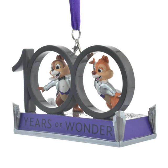 チップ＆デール オーナメント The Disney100 Platinum Celebration Collection 3,850円