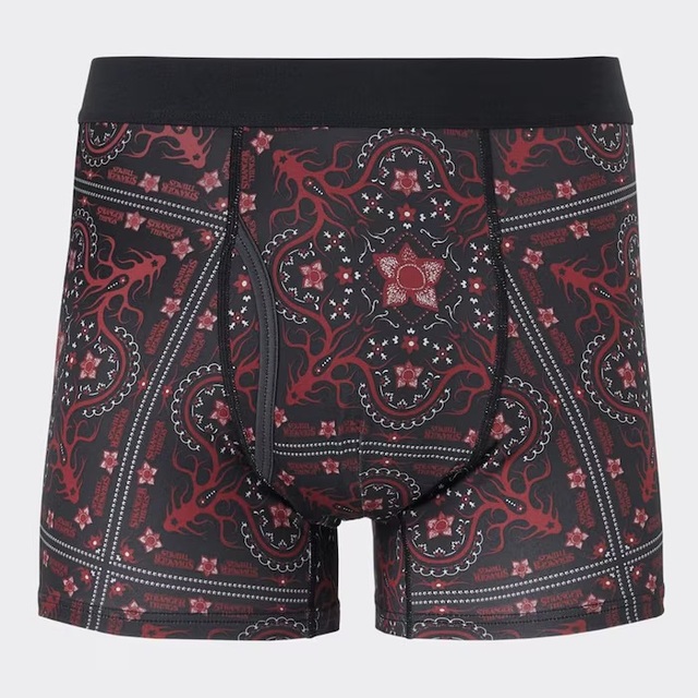 スタイルドライボクサーパンツ 590円｜GU×Netflix「ストレンジャー・シングス 未知の世界」