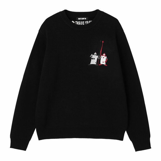 【マリークワント×アリス・イン・ワンダーランド】トランプ兵デザインニット プルオーバー／税込16,500円