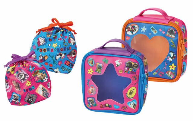 【PLAZA】「巾着」￥990、「お道具箱ポーチ」￥2,310