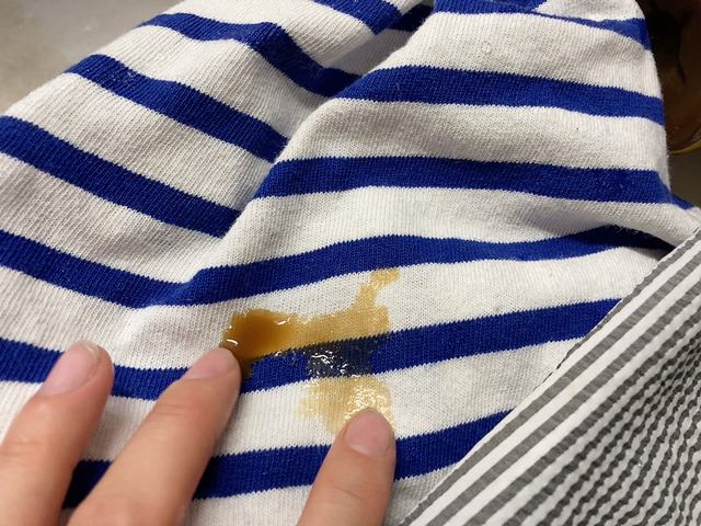 【ワークマン　レディースサーバーバスクハーフシャツ】ペットボトルのコーヒーをこぼしてみました