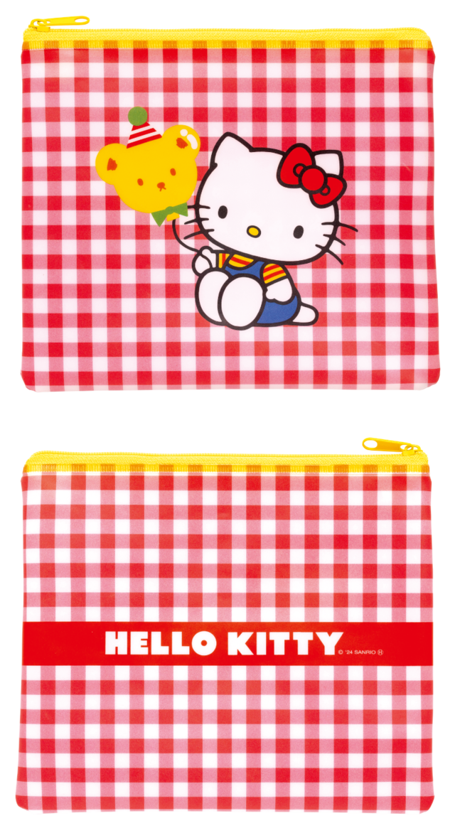 D賞フラットポーチ(全6種)【Happyくじ『HELLO KITTY 50th〜ハッピーアニバーサリー★〜』】
