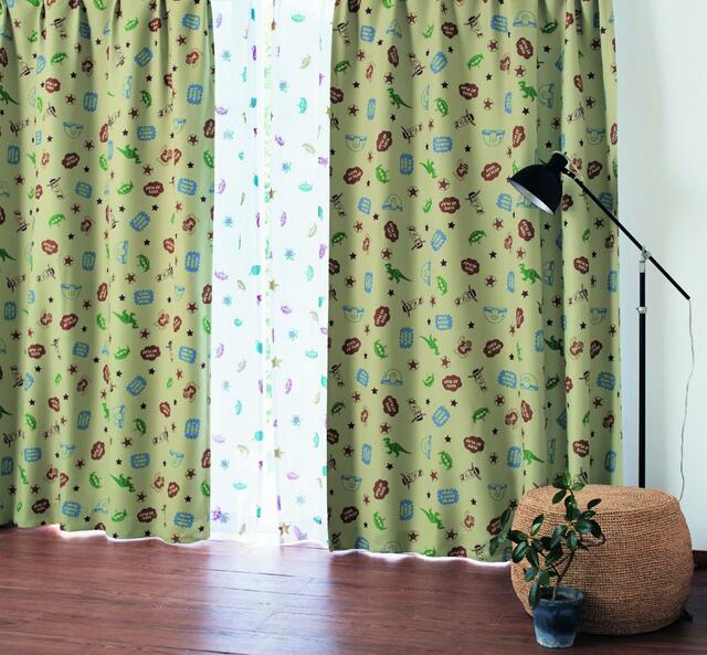 遮光カーテン＆ＵＶカット・ミラーレースカーテンセット（選べるキャラクター） ＜4枚組＞｜￥ 9,490～13,900 （税込）