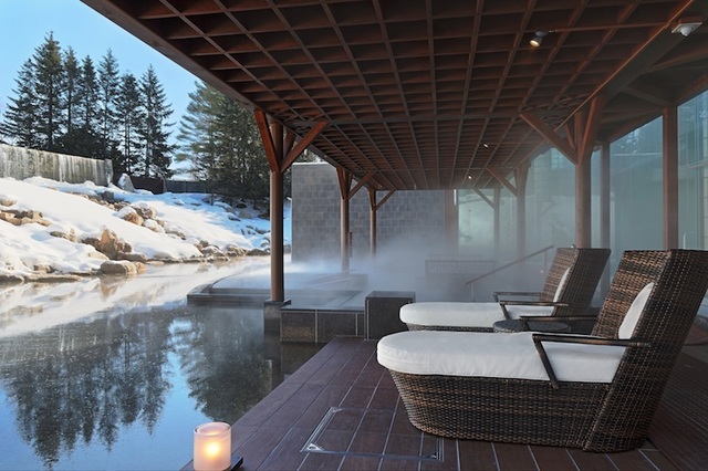 雪景色を楽しみながら入れる庭園露天風呂／北海道・十勝川温泉「十勝第一ホテル　豊洲亭 豆陽亭」