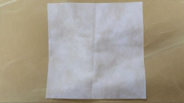 【ニトリ 掃除機がいらない消臭布団圧縮袋】特にプリント等のない正方形の消臭シート