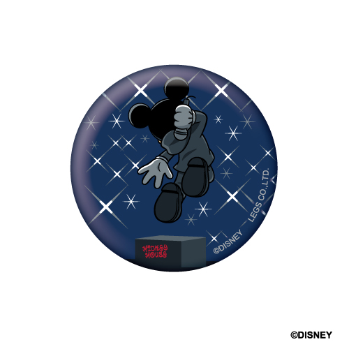 ミッキーマウス／缶バッジ 620円（税込）