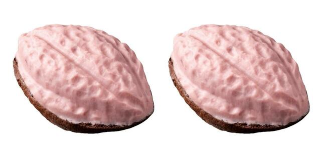 「ルビーチョコレートのカカオケーキ2個入」＜期間：2025年1月30日〜＞【【ゴディパン】GODIVAのベーカリーにバレンタインのシーズナルメニュー！3種のチョコパン＆トートバッグのセットも販売！】