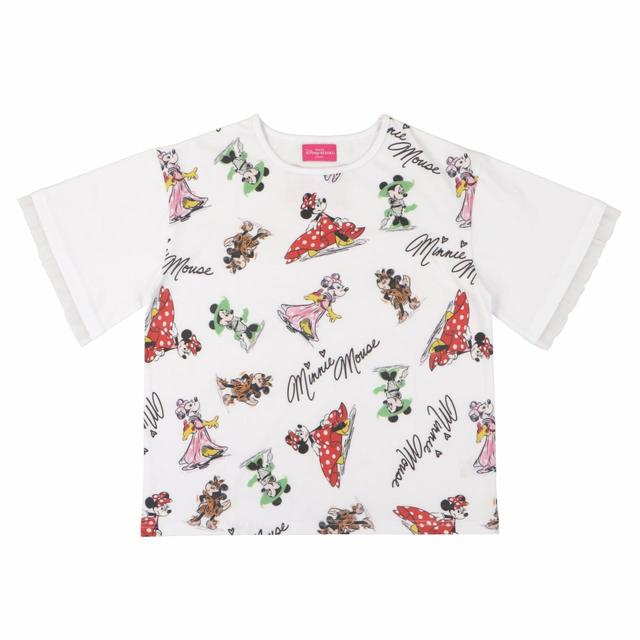 Tシャツ 3300円｜レディースM-L｜東京ディズニーリゾート・アプリ、ギャグファクトリー／ファイブ･アンド･ダイム