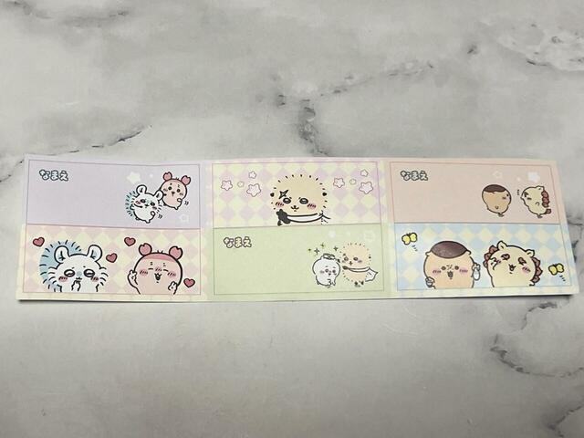 【ちいかわシールメーカー】くりまんじゅうとシーサーや、モモカニコンビ、ラッコとちいかわといったファンにとってはたまらない組み合わせも！