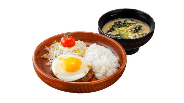 【びっくりドンキーのモーニング】　9位：ミニマムエッグバーグディッシュセット セット¥780/単品¥670　※写真はイメージ