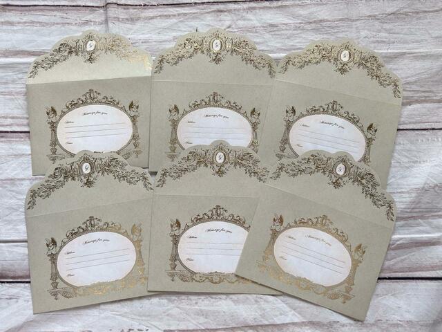 1点につき6枚の封筒が入っています