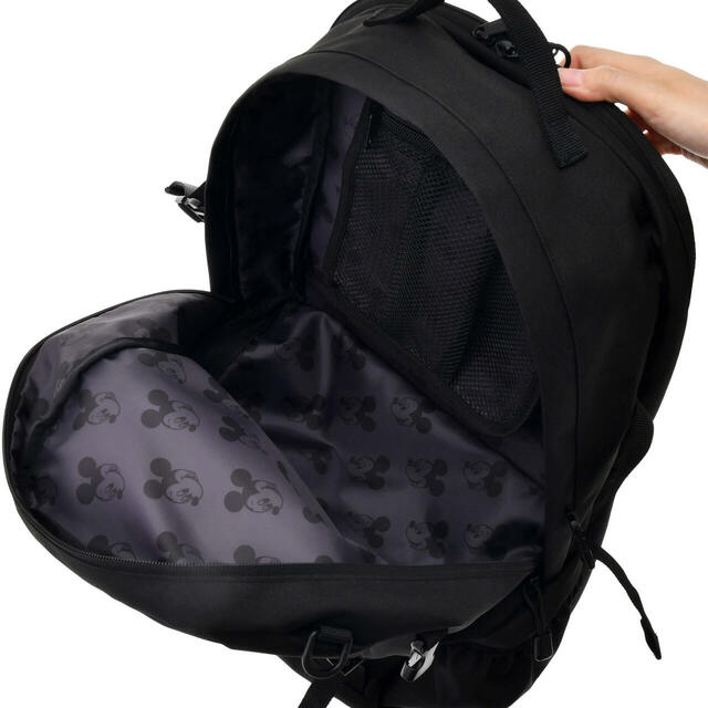 【MILKFED.】ミッキー リュックサック・バックパック 32L チャーム・ポーチ・カラビナ付き 16,500円