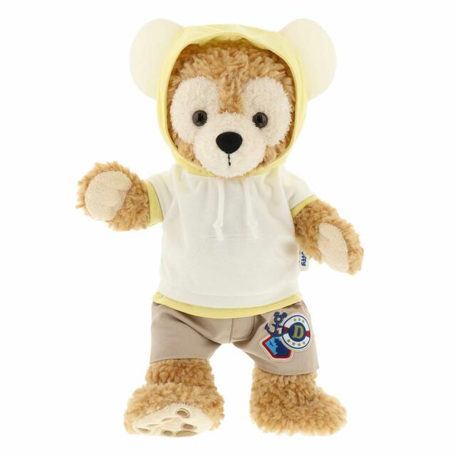 ぬいぐるみコスチューム 5,400円｜セット内容：Tシャツ、パーカー、ズボン ※ぬいぐるみ本体は別売りです｜「ダッフィー＆フレンズのサマーナイト・メロディー」スペシャルグッズ｜東京ディズニーリゾート40周年“ドリームゴーラウンド”｜発売日：2023年7月3日（月）｜販売店舗：東京ディズニーシー「マクダックス・デパートメントストア」