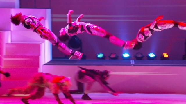 スゴイ大技が舞台で繰り広げられるアクションシーンは圧巻！