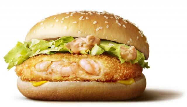 【マクドナルド レギュラーバーガー人気ランキング 7位】「えびフィレオ®」400円～（税込）