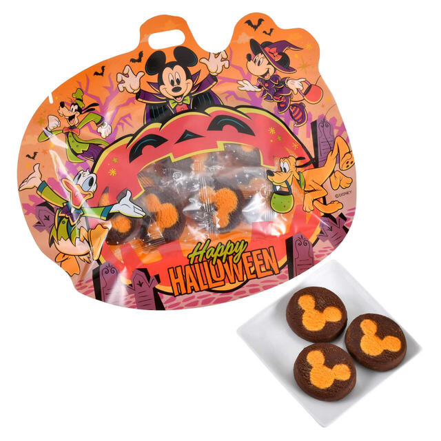 ミッキー&フレンズ 焼きチョコレート ミッキーアイコン柄 DISNEY HALLOWEEN 900円
