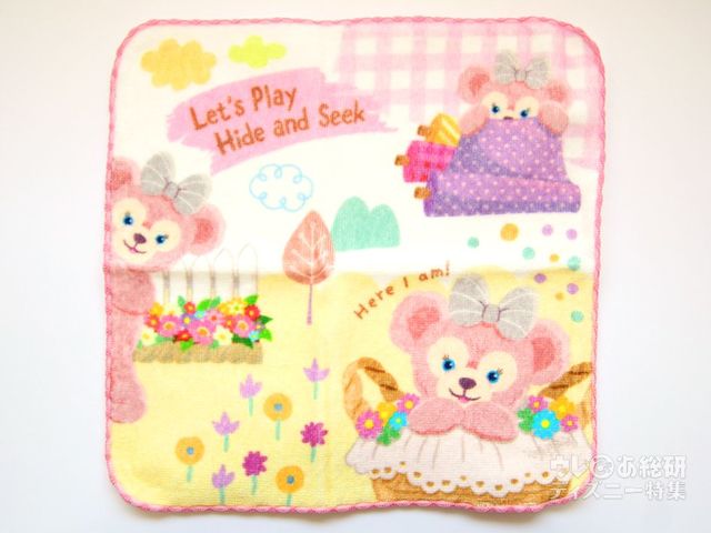 「ダッフィーたちのかくれんぼ」ミニタオル