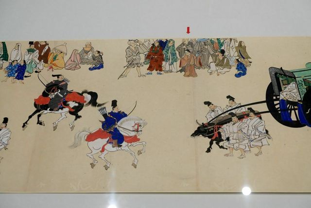 谷文晁 模写《石山寺縁起》巻三（部分）江戸時代　サントリー美術館蔵　※会期中場面替えあり