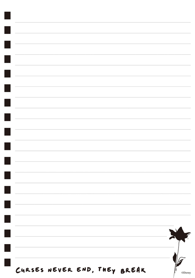 ゴムバンド付きリングノート（中）｜700円